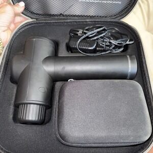 Sharper Image Powerboost Deep Tissue Massager with power‎ cord, and attachments